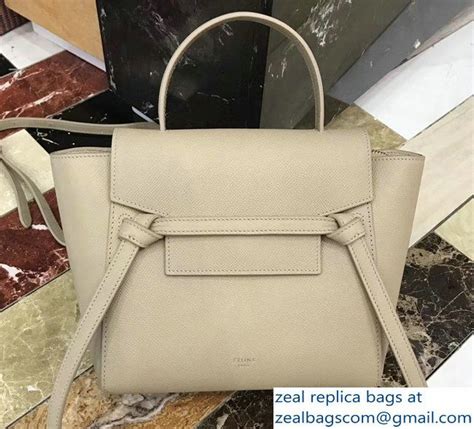 Celine nano belt bag beige